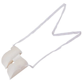 White Moulded Pantyhose Dressing Aid - Easily Slide Pantyhose On - Looped Handle