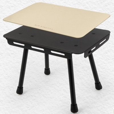 White Outdoor Dual Purpose Mini Folding Table Camping Stools