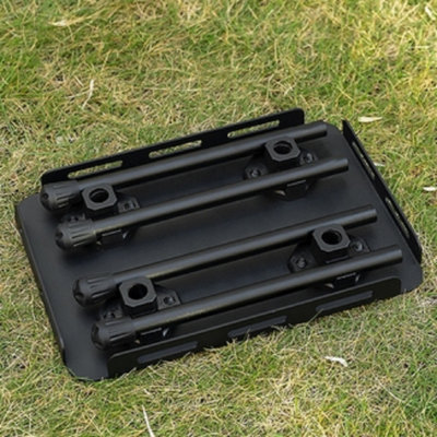 White Outdoor Dual Purpose Mini Folding Table Camping Stools