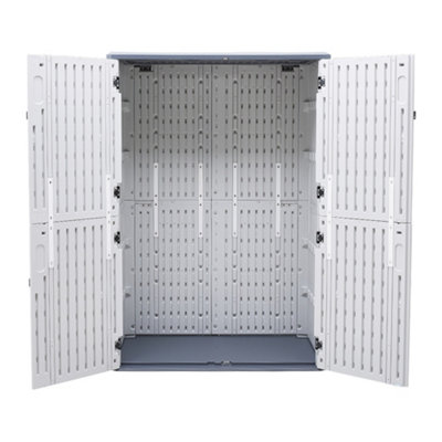 White Outdoor Plastic Large Storage Shed