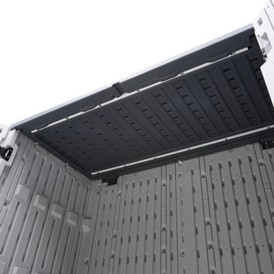 White Outdoor Plastic Large Storage Shed
