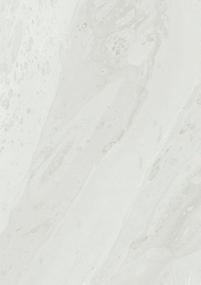 White Painted Marble  Laminate Kitchen Upstand  3.6m x 100mm x 20mm  -  PP5014