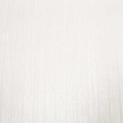 White Panel Effect Wallpaper Paintable Textured Thick Free Match Feature Wall
