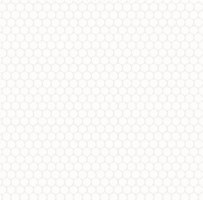 White Penny Dot Vinyl Flooring 6m x 4m (24m2)