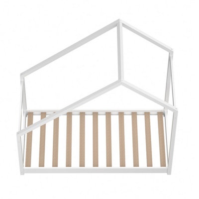 White Pine Wood House Toddler Bed Frame W 1670mm