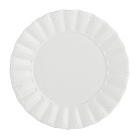 White Porcelain Tableware Dinner Salad Plate Side Plate