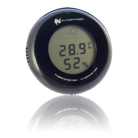 White Python Digital Thermometer Hygrometer