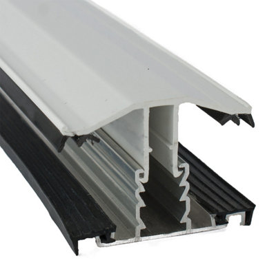 White Rafter Supported TGlaze Snapdown Glazing Bar for 10, 16 and 25mm Polycarbonate Roofing Sheets 3.5m