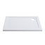 White Rectangular Shower Tray with Waste W 900 mm x D 700 mm x H 40 mm
