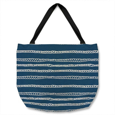 White Rope Tote bat Designer Style