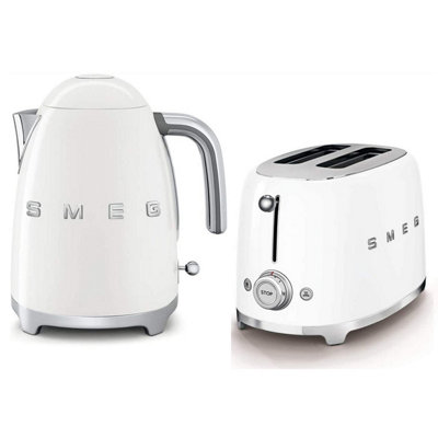 White kettle hot sale toaster