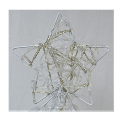 White Soft Acrylic LED Christmas Tree Light Up Garden Decoration 1M - 4