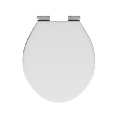 White Soft Closing Toilet Seat