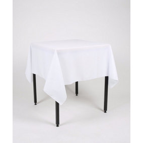 White Square Tablecloth 121cm x 121cm  (48" x 48")
