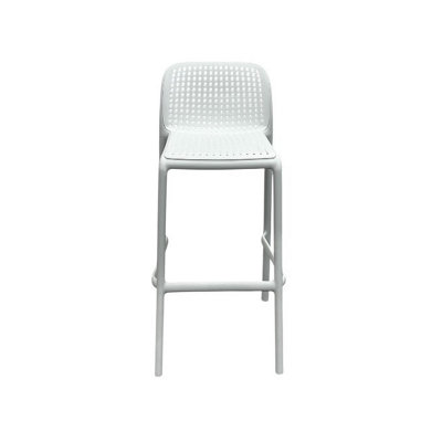 White Stacking Kitchen Bar Stools BE Furniture