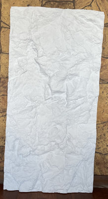 White Stone Effect Wall Panel 5 x Interior Exterior Cladding 1200 x 600mm