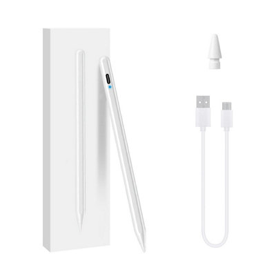 Stylo Stylet CELLULARLINE Pour IPad - Compatible Apple Pencil, Avec Attache Magnétique Et Recharge USB-C - 6