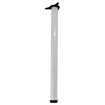 White, Table Leg, 870mm x 60mm Diameter Price Comparisons | Compare The Build