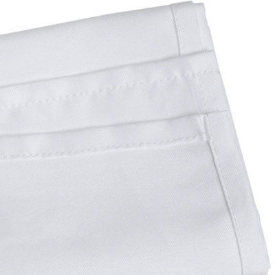 White Tablecloth Premium Quality Fabric Durable Table Cover