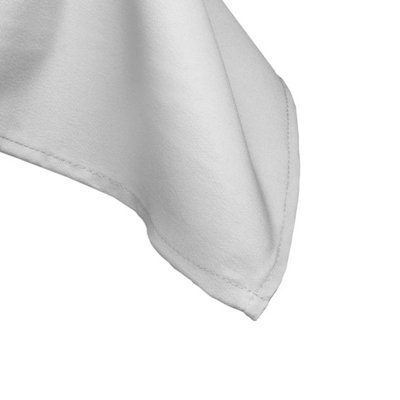 White Tablecloth Premium Quality Fabric Durable Table Cover