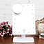 White Touch Screen LED Freestanding Makeup Mirror