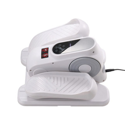 White Under-desk Electric Elliptical Machine Legs Trainer