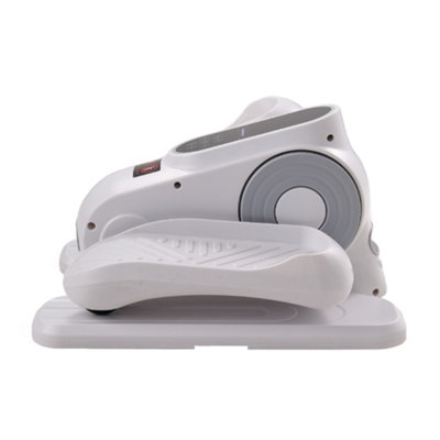 WHITE UNDER-DESK ELECTRIC ELLIPTICAL MACHINE LEGS TRAINER