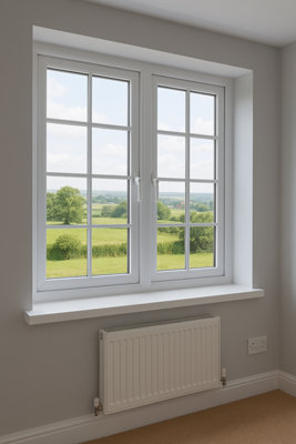 White UPVC Capping Board 9mm x 2m (300mm Depth) 1 Pack Maximum Coverage for Deep Window Reveals and Large Sills
