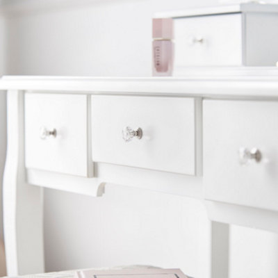 White vanity dresser cheap