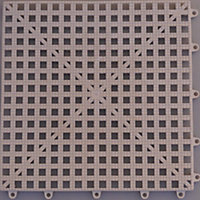 White Versatile Non Slip Floor Tile (Pack of 4)