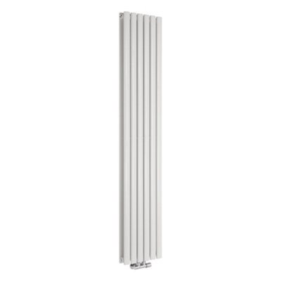 White Vertical Single Panel Middle Connection Radiator 1780mm x 354mm