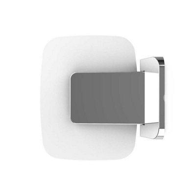White Wall Mounted Heavy Duty Folding Shower Seat - 5