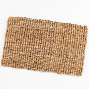 Whitefield 45x75cm Natural Handwoven Boucle Mat