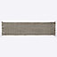 Whitefield 60x230cm Grey Handwoven Boucle Runner With Tassel