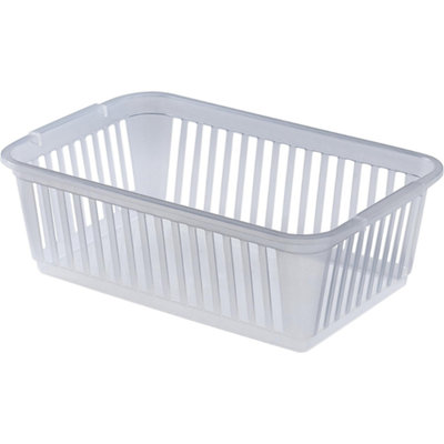 Whitefurze  Handy Basket  Clear 25cm