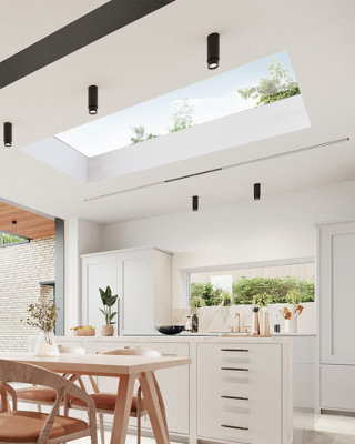 Whitesales, em.glaze Economy Flat Glass Rooflight R17A 1100mm x 1600mm (3-5 day UK wide delivery)