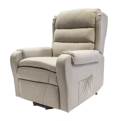 Whittlebury Dual Motor Electric Riser Recliner Chair - Beige