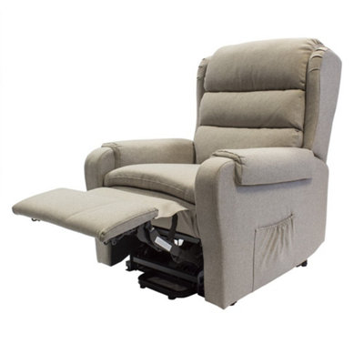 Whittlebury Dual Motor Electric Riser Recliner Chair - Beige