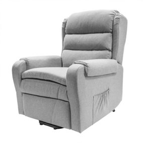 Whittlebury Dual Motor Electric Riser Recliner Chair - Grey