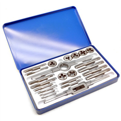 Whitworth Tap and Die Set BSW British Standard 23pc Alloy Steel