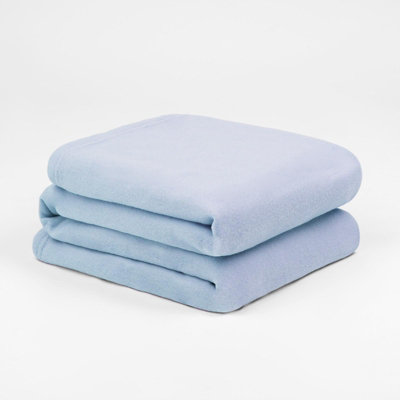 Wholesale 10 x Plain Fleece Blanket Sofa Throw Joblot