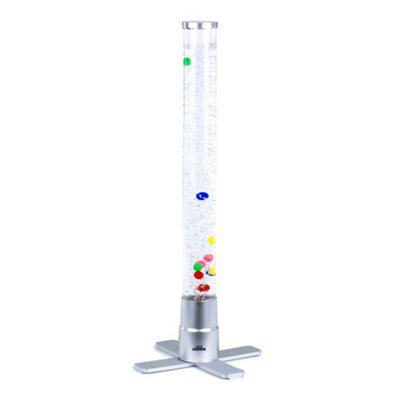WICKED GIZMOS 60cm LED Bubble Lamp - Freestanding Colour Changing  Light