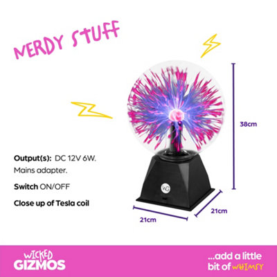 Sound activated store plasma ball