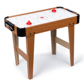 WICKED GIZMOS Freestanding Air Hockey Table - Large Table Top for Kids & Adults, Indoor Table with Paddles & Pucks