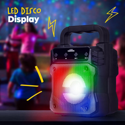WICKED GIZMOS Mini Bluetooth Party Speaker - LED, Bluetooth