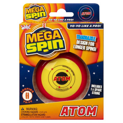 Wicked Mega Spin Atom Yo-Yo Red/Yellow (One Size)