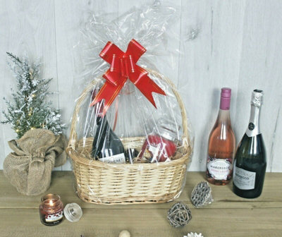 Wicker Hamper Basket with Handle