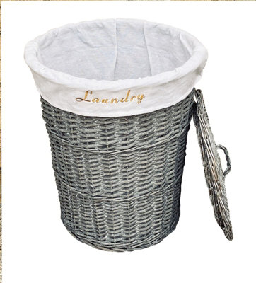 Round laundry clearance basket