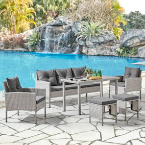 7 seater Garden furniture sets Garden furniture B Q