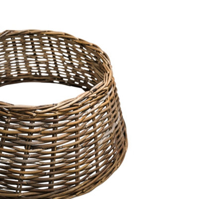 Wicker Tree Skirt Round Natural H20cm D50cm - 3
